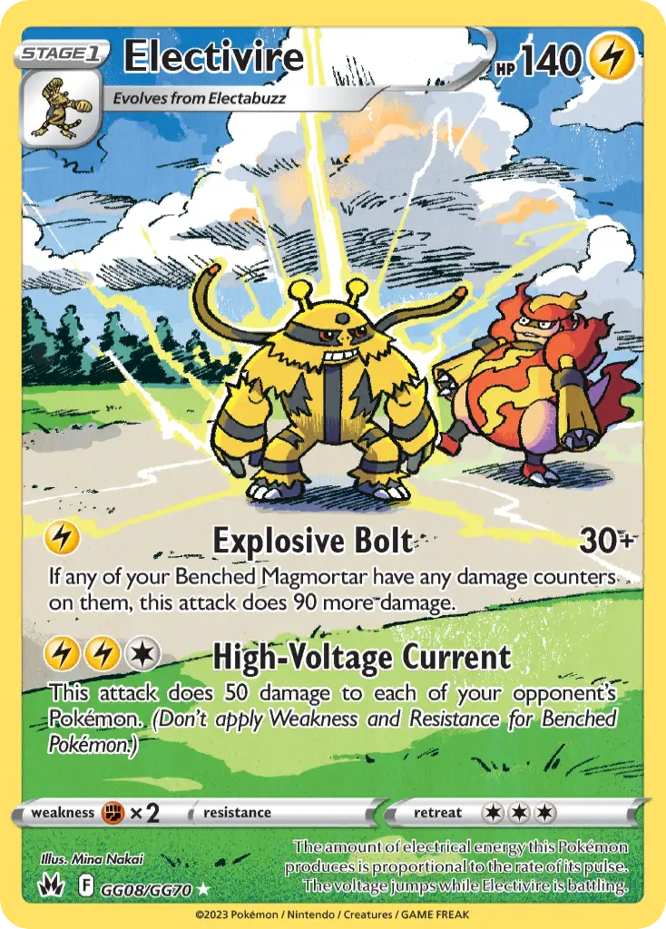 Electivire, Crown Zenith Galarian Gallery GG08/70