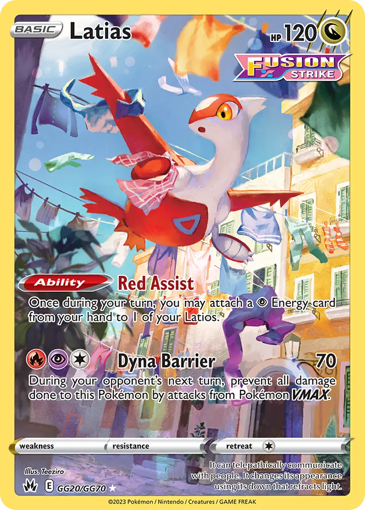 Latias, Crown Zenith Galarian Gallery GG20/70
