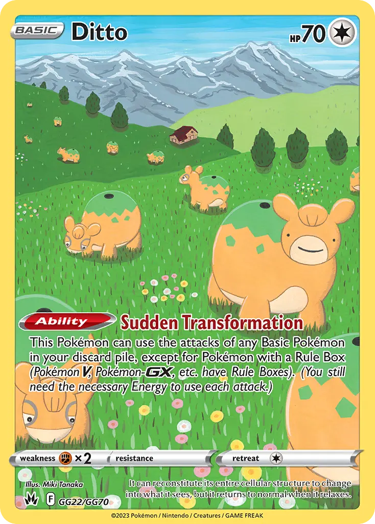 Ditto, Crown Zenith Galarian Gallery GG22/70