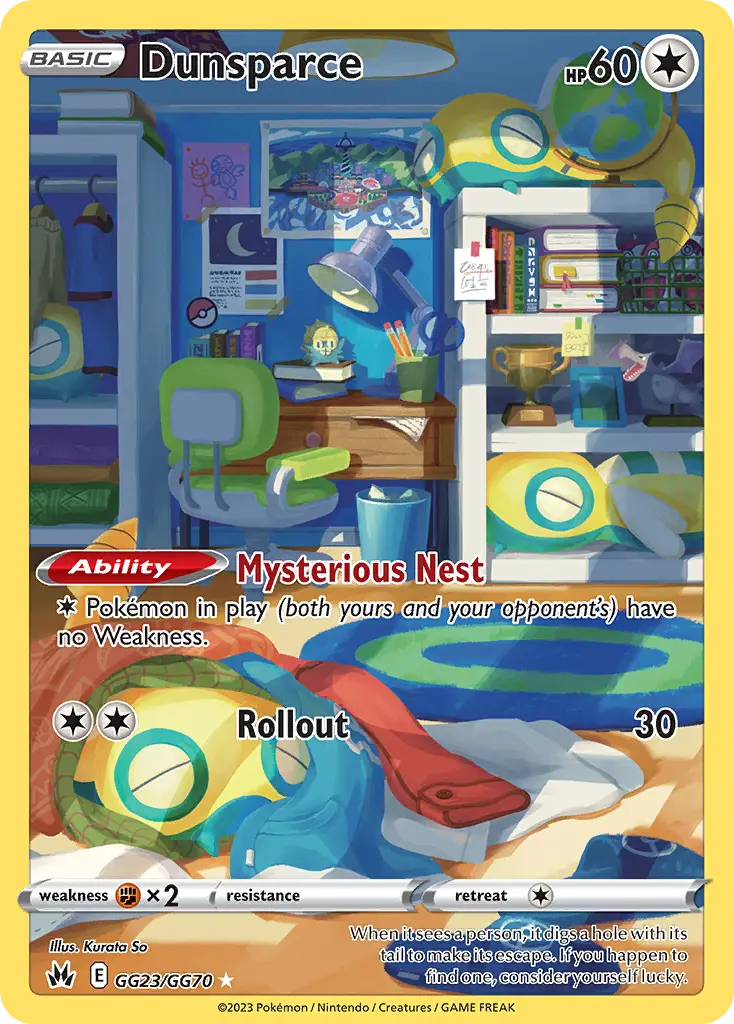 Dunsparce, Crown Zenith Galarian Gallery GG23/70