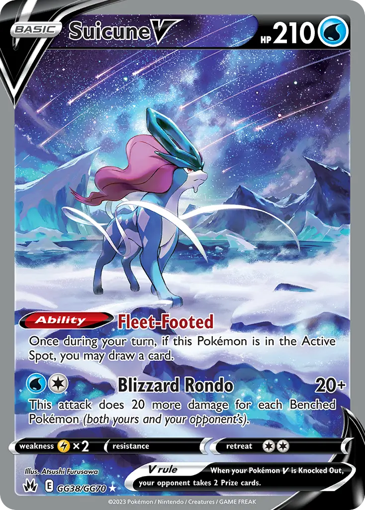 Suicune V, Crown Zenith Galarian Gallery GG38/70