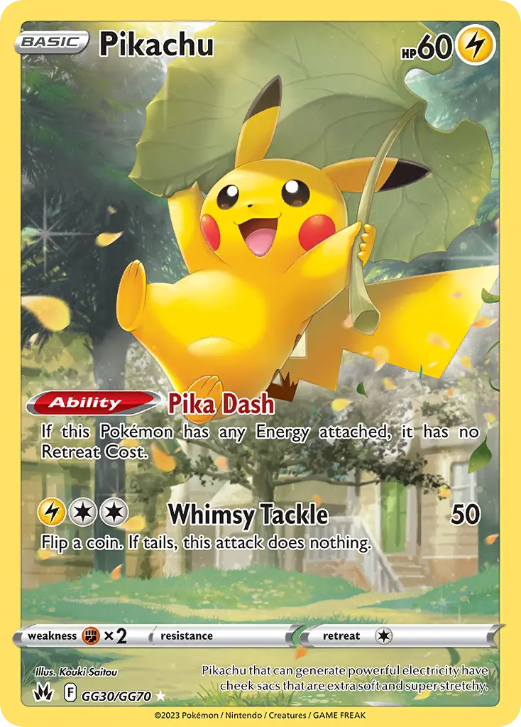 Pikachu, Crown Zenith Galarian Gallery GG30/70