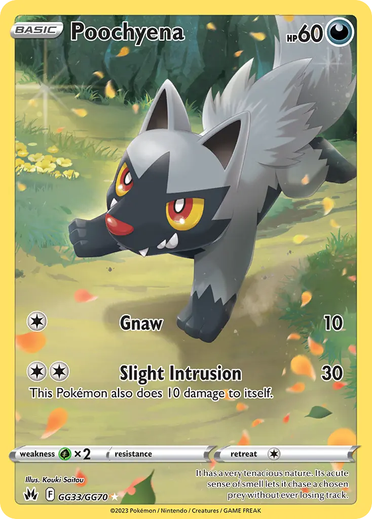 Poochyena, Crown Zenith Galarian Gallery GG33/70