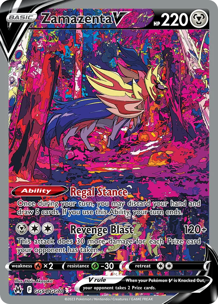 Zamazenta V, Crown Zenith Galarian Gallery GG54/70