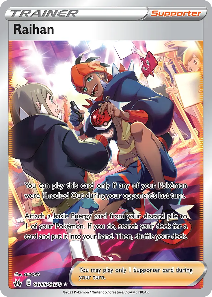 Raihan, Crown Zenith Galarian Gallery GG65/70