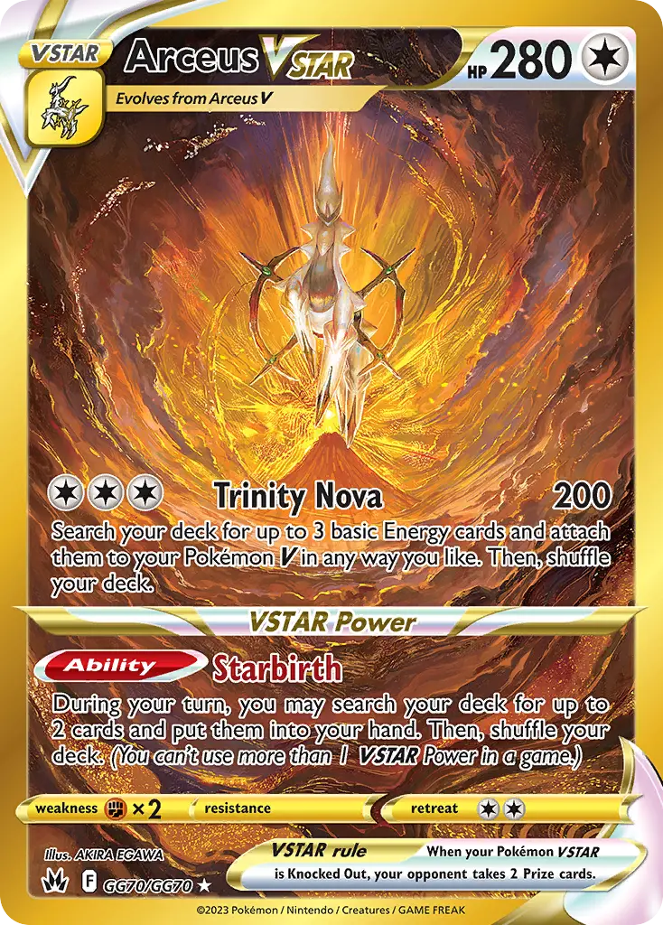 Arceus VSTAR, Crown Zenith Galarian Gallery GG70/70