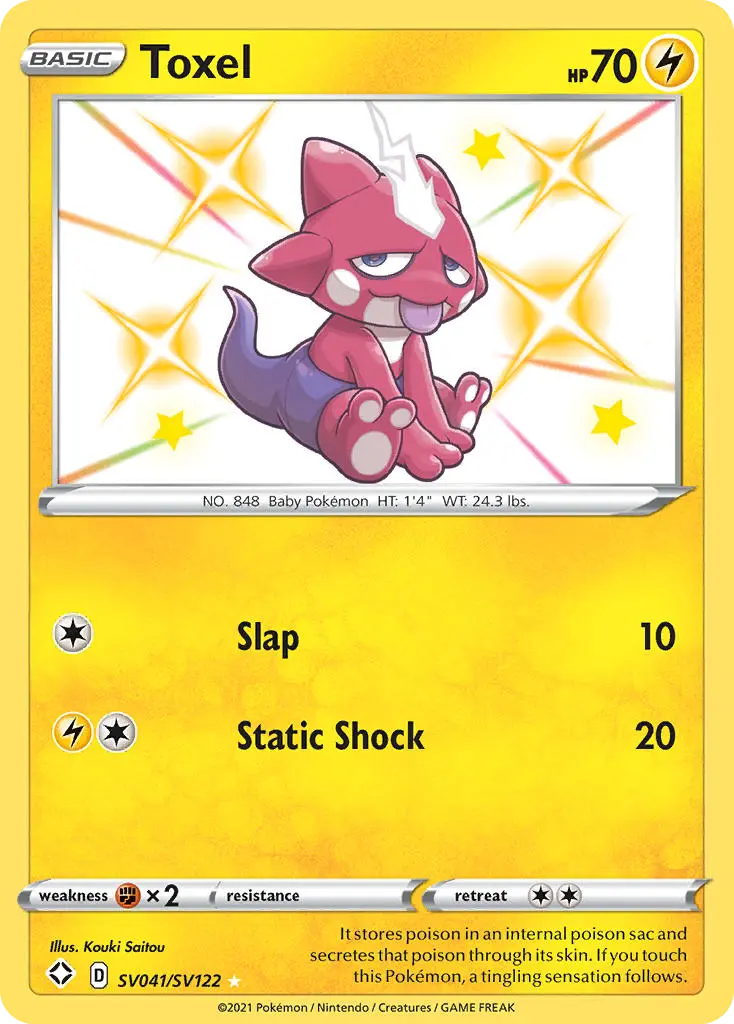 Toxel, Shining Fates Shiny Vault SV041/122