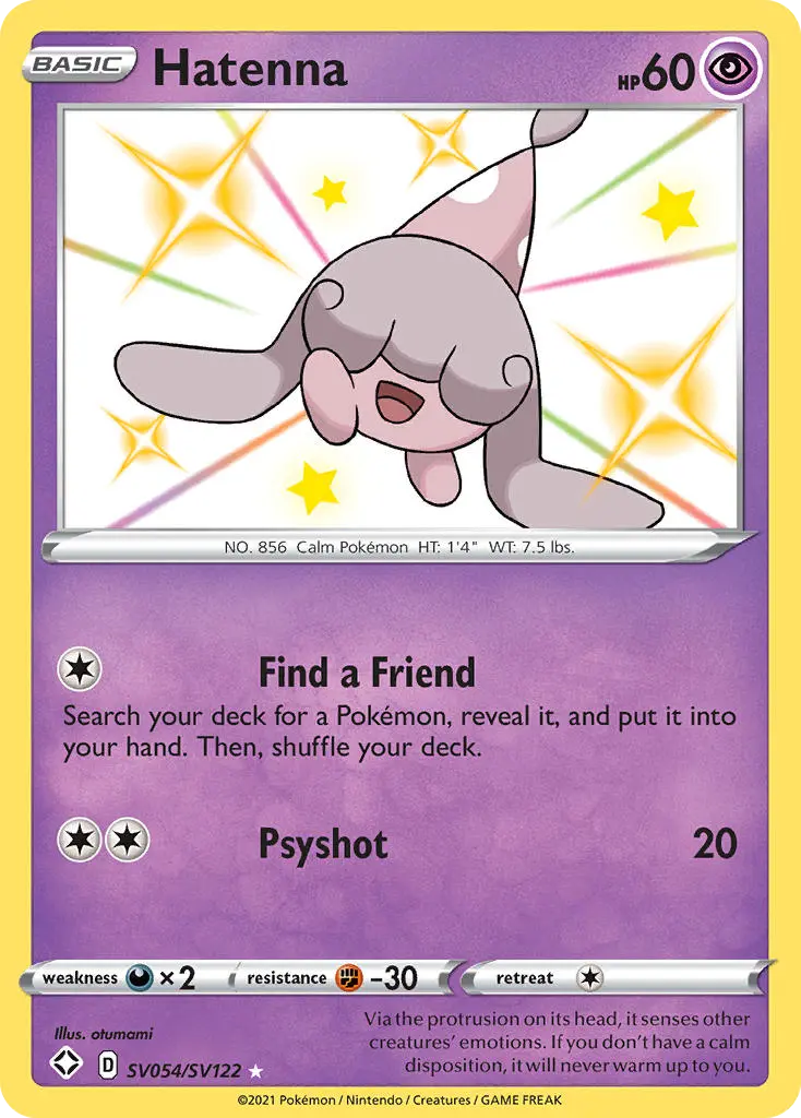 Hatenna, Shining Fates Shiny Vault SV054/122