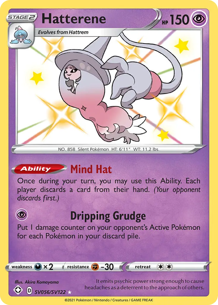 Hatterene, Shining Fates Shiny Vault SV056/122