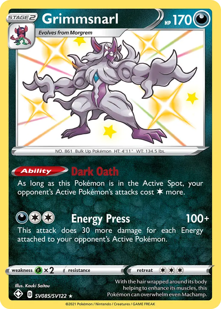 Grimmsnarl, Shining Fates Shiny Vault SV085/122