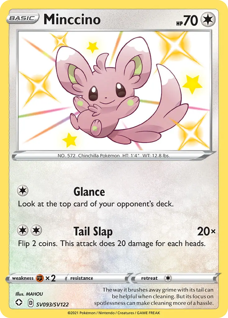 Minccino, Shining Fates Shiny Vault SV093/122