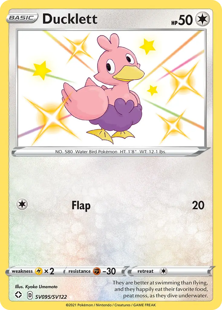 Ducklett, Shining Fates Shiny Vault SV095/122