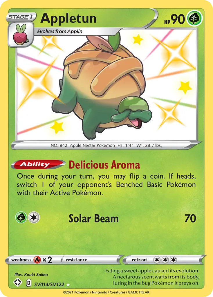 Appletun, Shining Fates Shiny Vault SV014/122