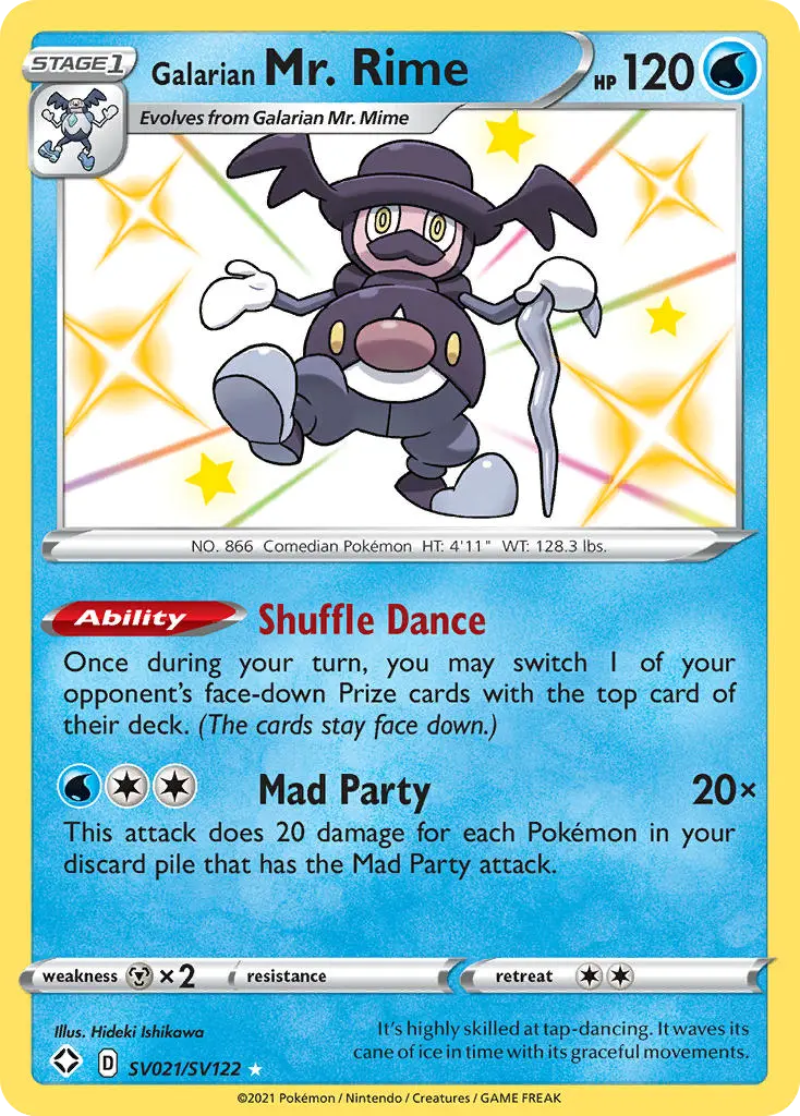 Galarian Mr. Rime, Shining Fates Shiny Vault SV021/122