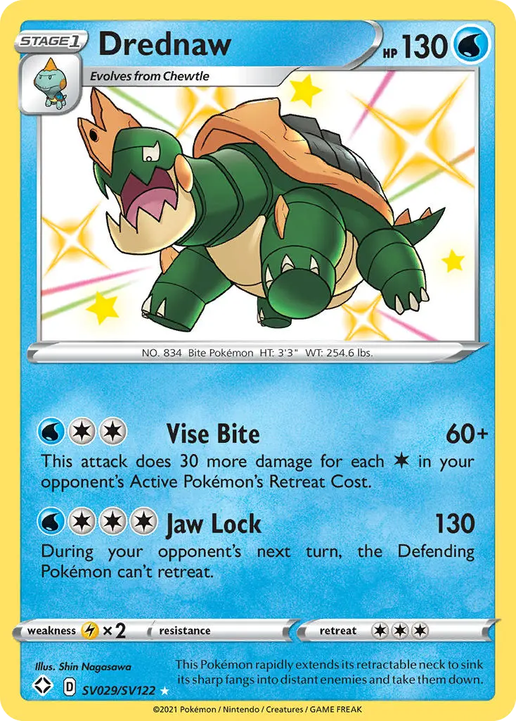 Drednaw, Shining Fates Shiny Vault SV029/122