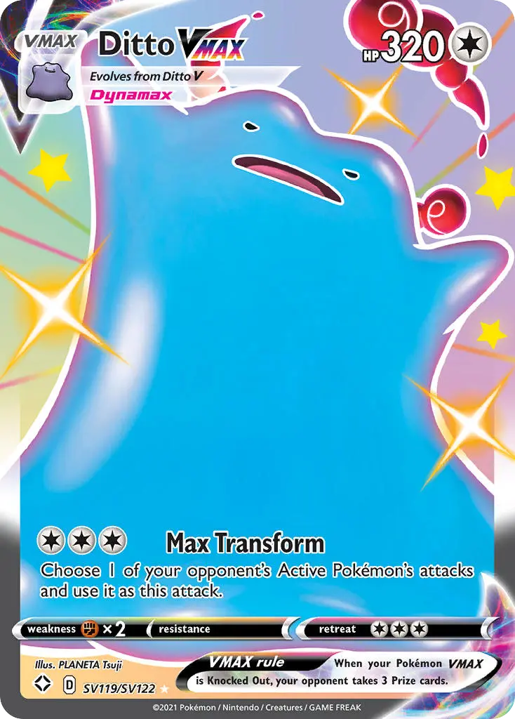 Ditto VMAX, Shining Fates Shiny Vault SV119/122