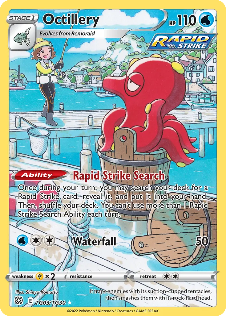 Octillery, Brilliant Stars Trainer Gallery TG03/30