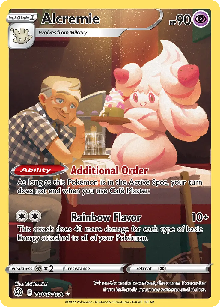 Alcremie, Brilliant Stars Trainer Gallery TG08/30