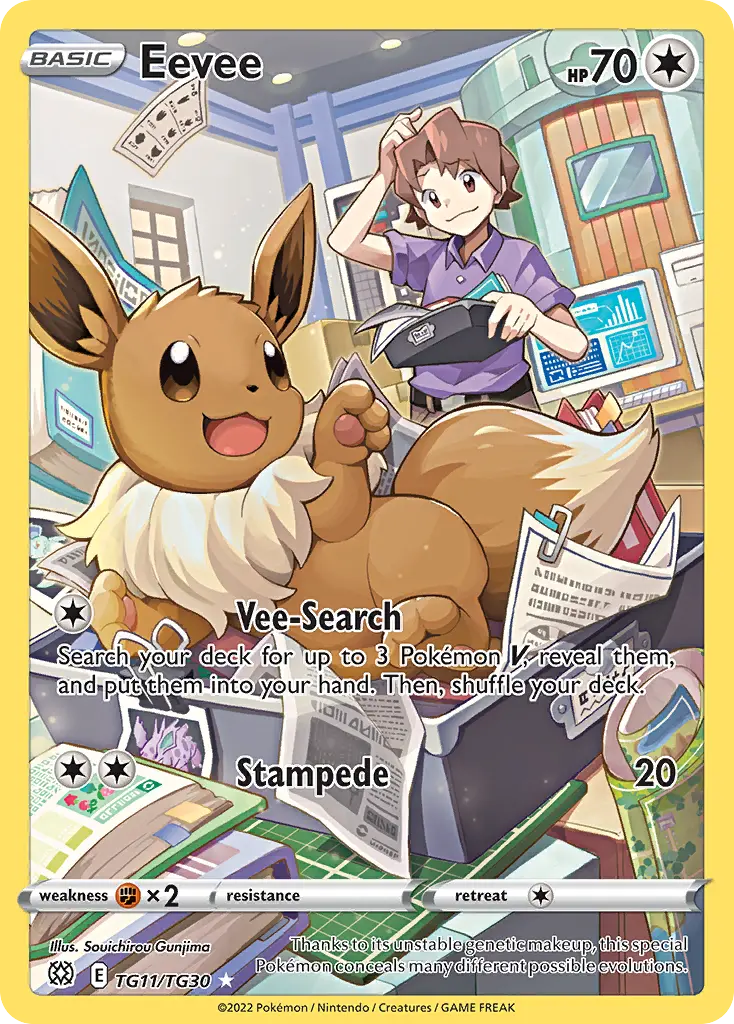 Eevee, Brilliant Stars Trainer Gallery TG11/30