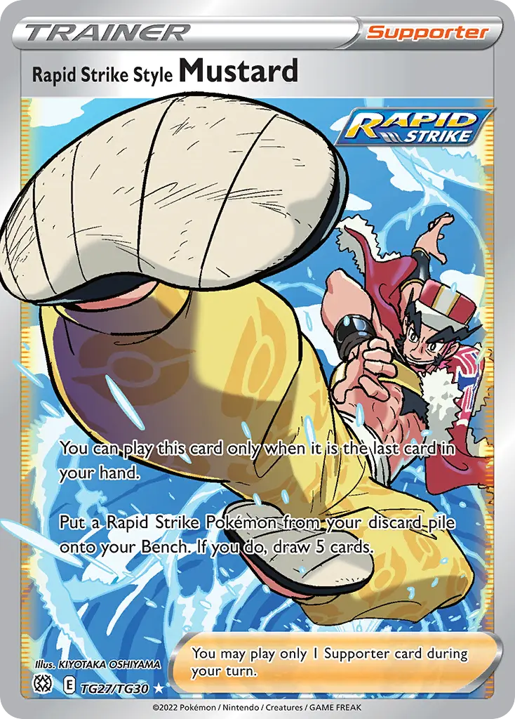 Rapid Strike Style Mustard, Brilliant Stars Trainer Gallery TG27/30