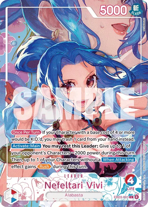 Nefeltari Vivi (Alt Art), Extra Booster: One Piece Heroines Edition Vol. 2 EB03-001