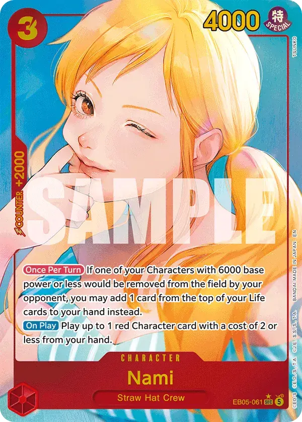 Nami (Alt Art), Extra Booster: One Piece Heroines Edition Vol. 2 EB05-061