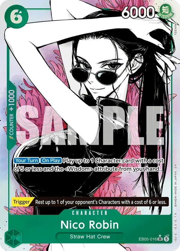 Nico Robin (Alt Art), Extra Booster: One Piece Heroines Edition Vol. 2 EB05-016
