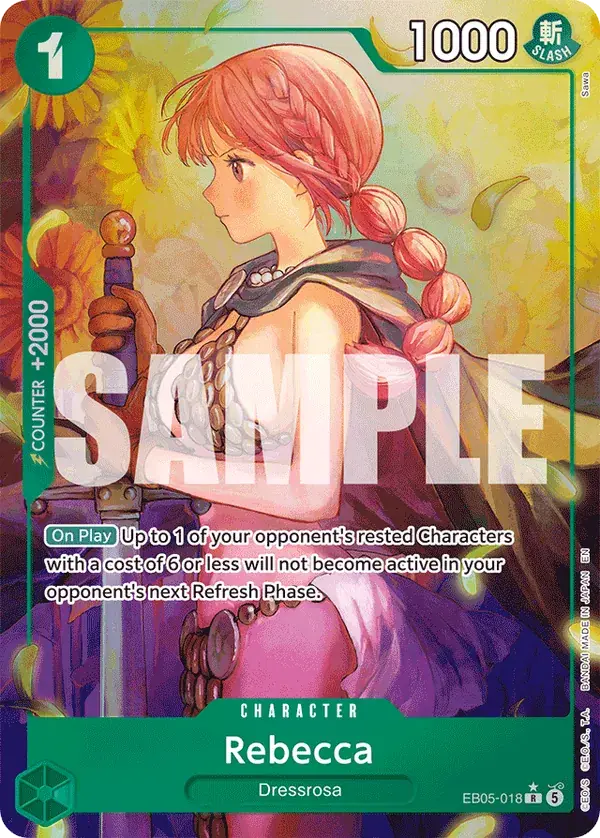 Rebecca (Alt Art), Extra Booster: One Piece Heroines Edition Vol. 2 EB05-018