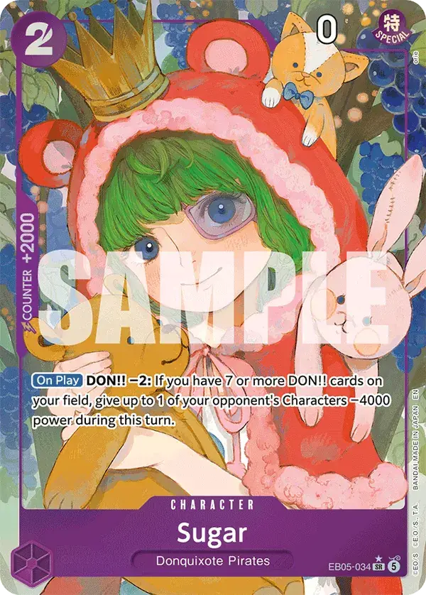 Sugar (Alt Art), Extra Booster: One Piece Heroines Edition Vol. 2 EB05-034