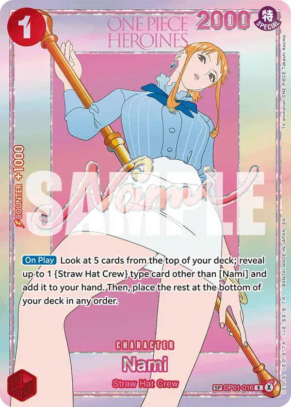 Nami (SP), Extra Booster: One Piece Heroines Edition Vol. 2 OP01-016