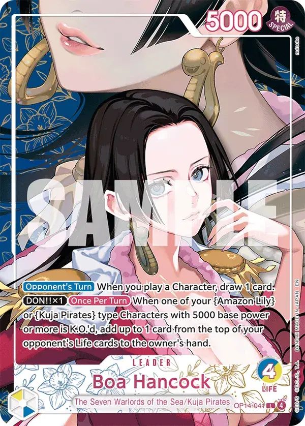 Boa Hancock (Alt Art), Extra Booster: One Piece Heroines Edition Vol. 2 OP14-041