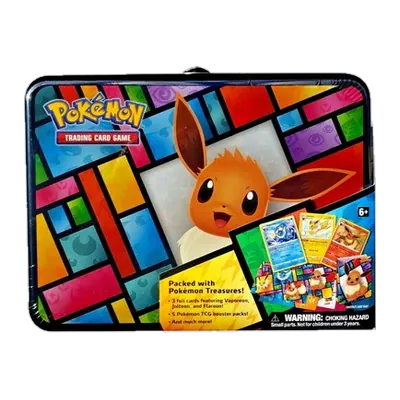 Eevee Pokemon Treasure Chest Tin