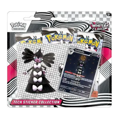 White Flare Tech Sticker Collection