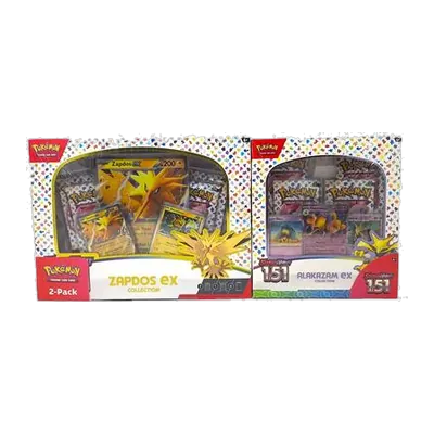 Costco Scarlet & Violet 151 Zapdos ex & Alakazam ex Bundle